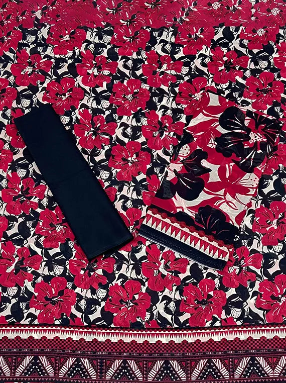 Digital Printed The Luxe Lawn Edit 2025 (D-03)