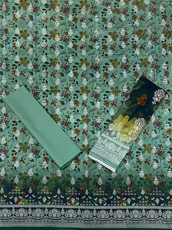 Digital Printed The Luxe Lawn Edit 2025 (D-07)