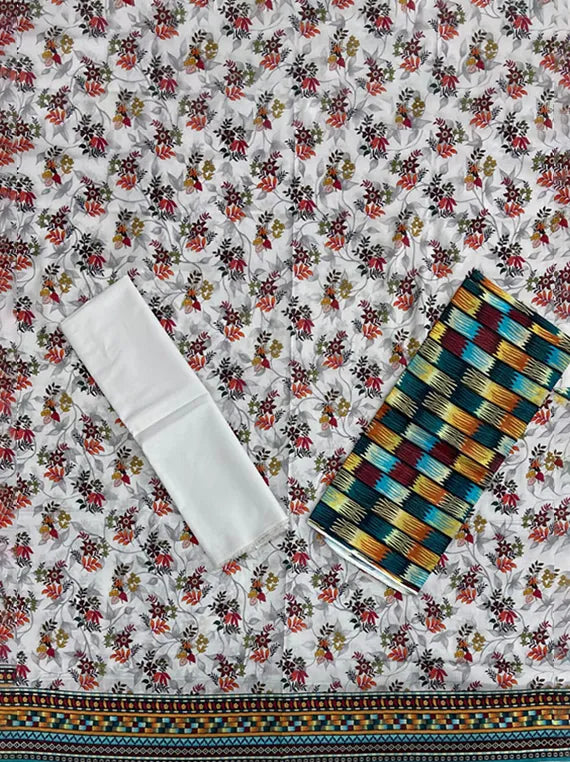 Digital Printed The Luxe Lawn Edit 2025 (D-09)