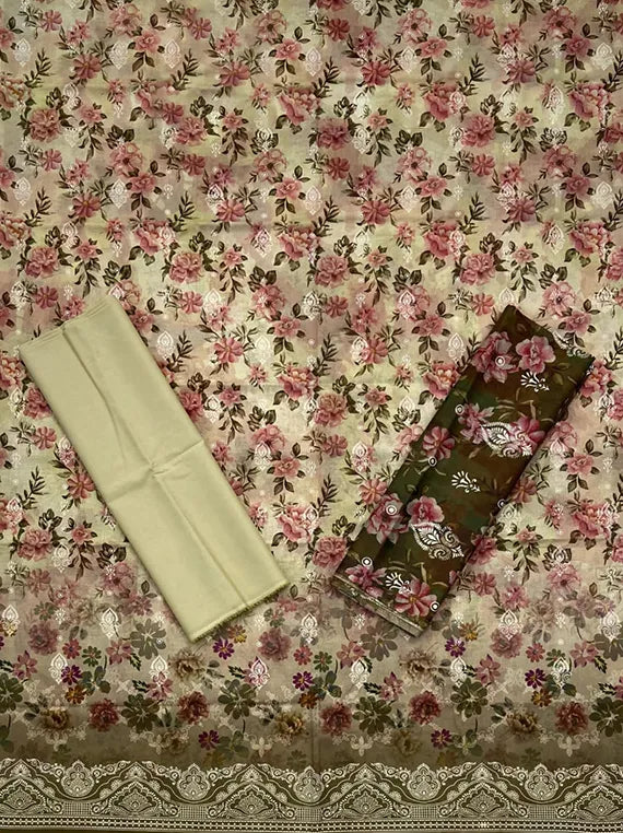 Digital Printed The Luxe Lawn Edit 2025 (D-10)