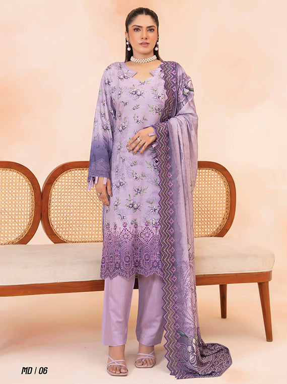 Digital Printed Viscose Collection 2025 Vol-123 By Modern (D-06)