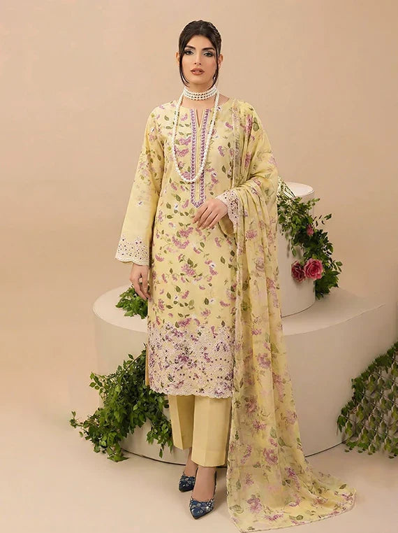 Dilkash by Pearl Arts Embroidered Lawn Collection 2026 Vol-74 (D-06)