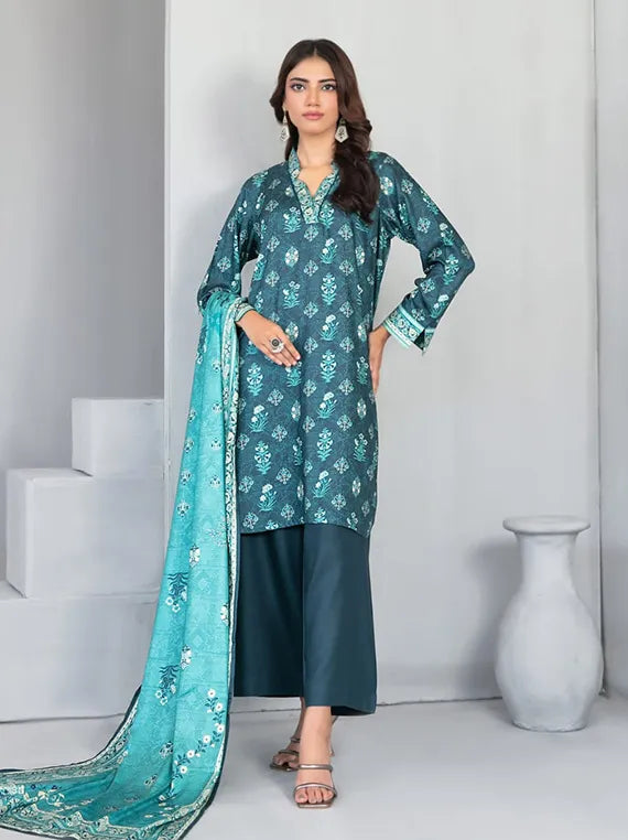 Dilnur Digital Printed Collection 2025 by Tawakkal Fabrics (D-4497)