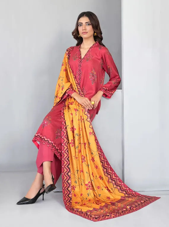 Dilnur Digital Printed Collection 2025 by Tawakkal Fabrics (D-4499)