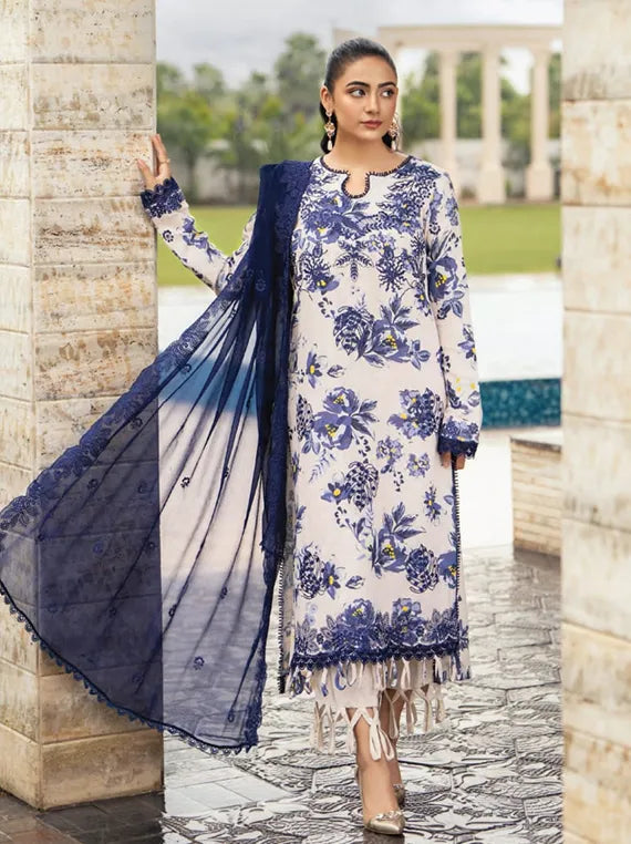 Diva Embroidered Karandi Collection 2024 By HumDum (D-04)