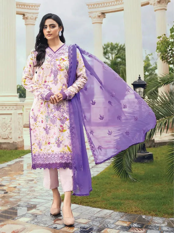 Diva Embroidered Karandi Collection 2024 By HumDum (D-05)