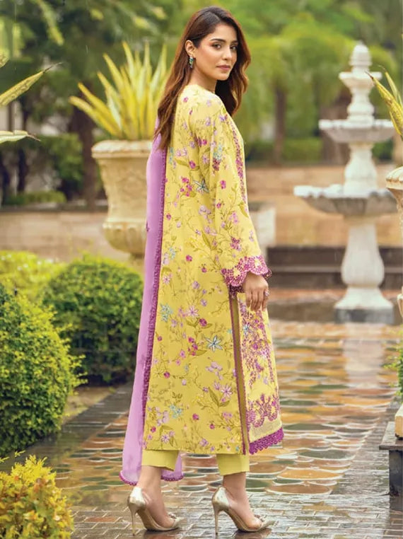 Diva Embroidered Karandi Collection 2024 By HumDum (D-09)