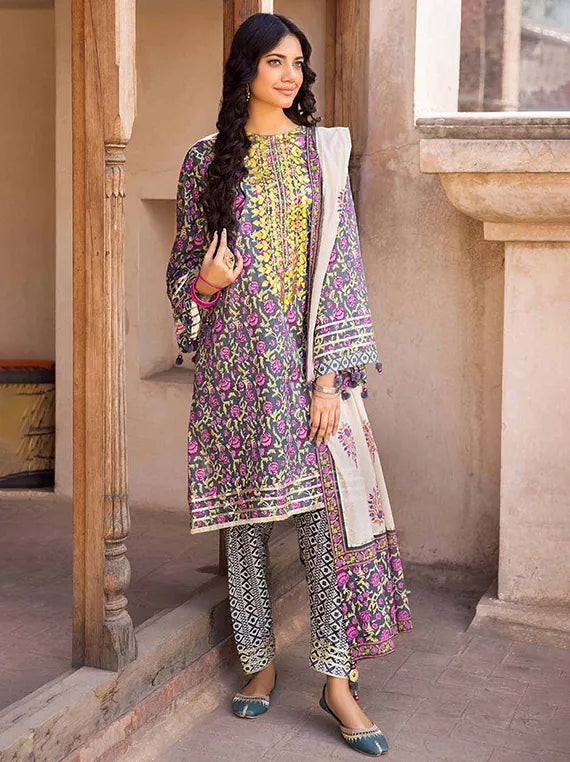 Drape Muse The UnStitched Lawn Collection 2025 (CL-32240B)