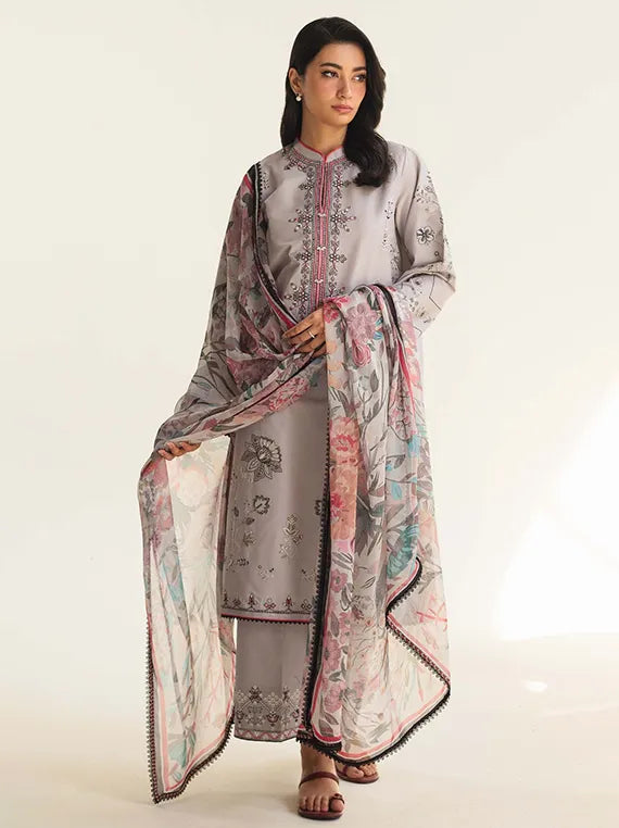 Drape Muse The UnStitched Lawn Collection 2025 (D-09B ZAIRA)