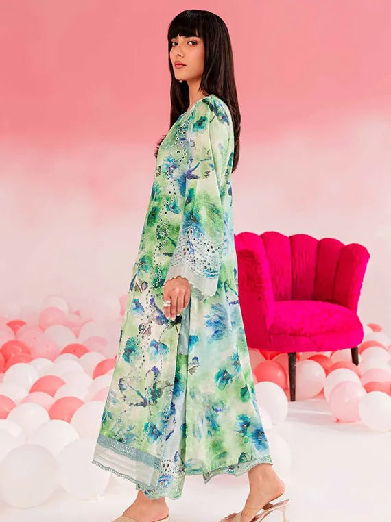 Drape Muse The UnStitched Lawn Collection 2025 (NU2-142)