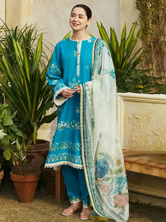 Drape Muse The UnStitched Lawn Collection 2025 (ZOYA–8B)