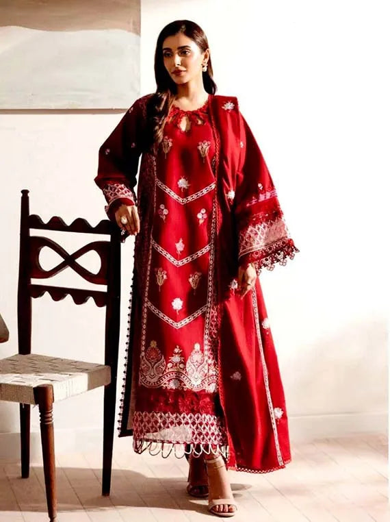 Duha By Parishay Khaddar & Karandi Collection 2024 (DU-08)