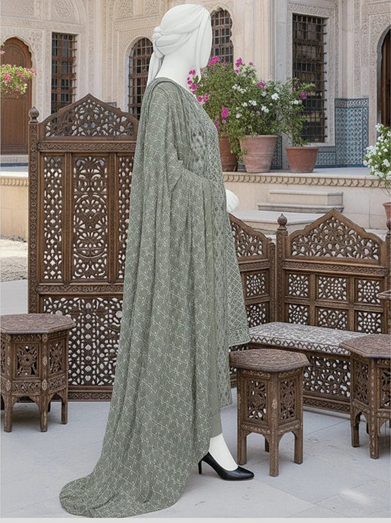 Dur E Fishan Embroidered Printed Lawn By ABC Collection 2026 Vol-01 (D-10)