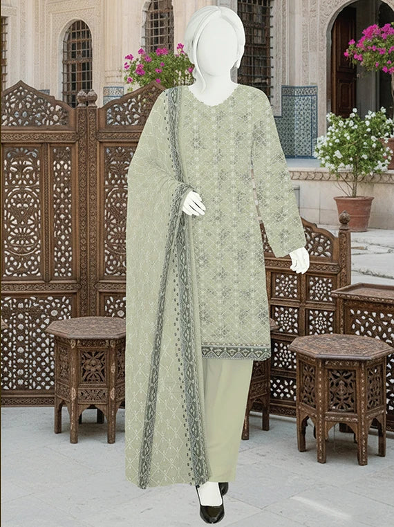 Dur E Fishan Embroidered Printed Lawn By ABC Collection 2026 Vol-01