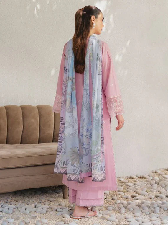 ECLAT by Seran Lux Embroidered Lawn Collection 2026 (CELIANE D-01)