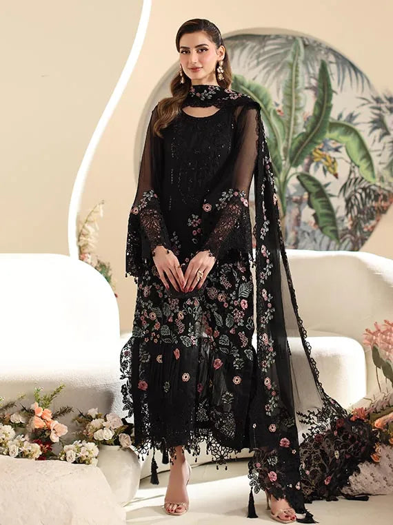 ELOR by Alzohaib Embroidered Chiffon Collection 2025 (D-03)