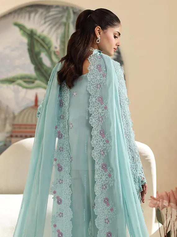ELOR by Alzohaib Embroidered Chiffon Collection 2025 (D-06)