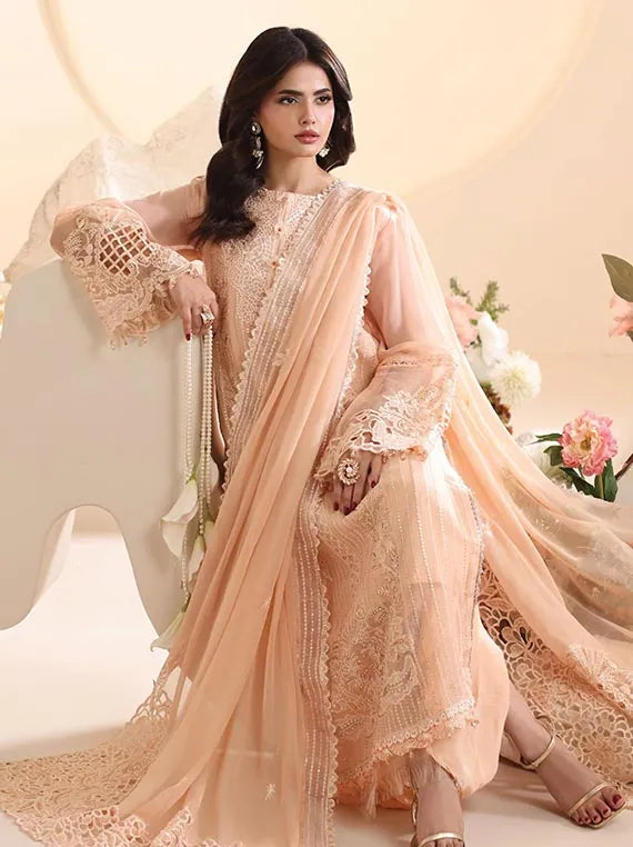 ELOR by Alzohaib Embroidered Chiffon Collection 2025 (D-10)