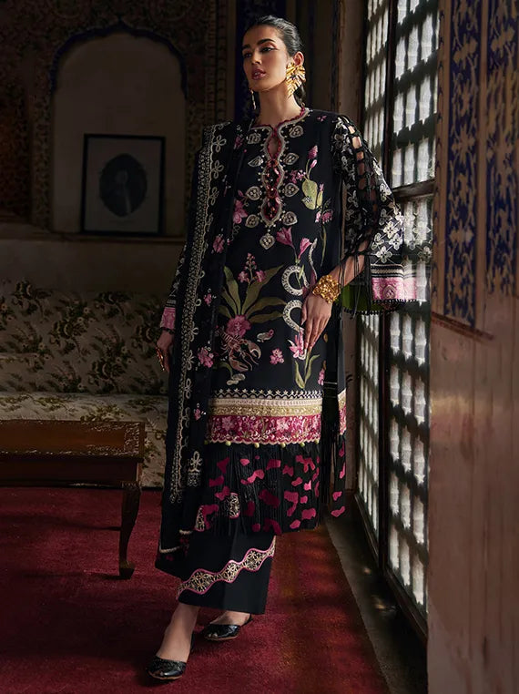 Elan Eid Luxury Embroidered Lawn Collection 2025 (EL25-04A)