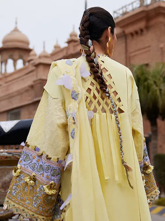 Elan Eid Luxury Embroidered Lawn Collection 2025 (EL25-09A)