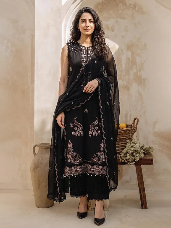 Elara by PANACHE Unstitched Karandi Collection'26 (08-Essence)
