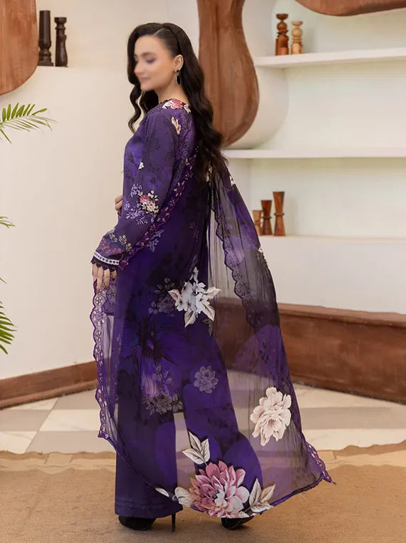 Elara by Fantak Embroidered Viscose Collection 2025 (D-01)