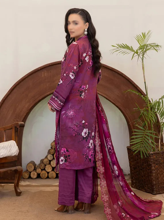 Elara by Fantak Embroidered Viscose Collection 2025 (D-08)