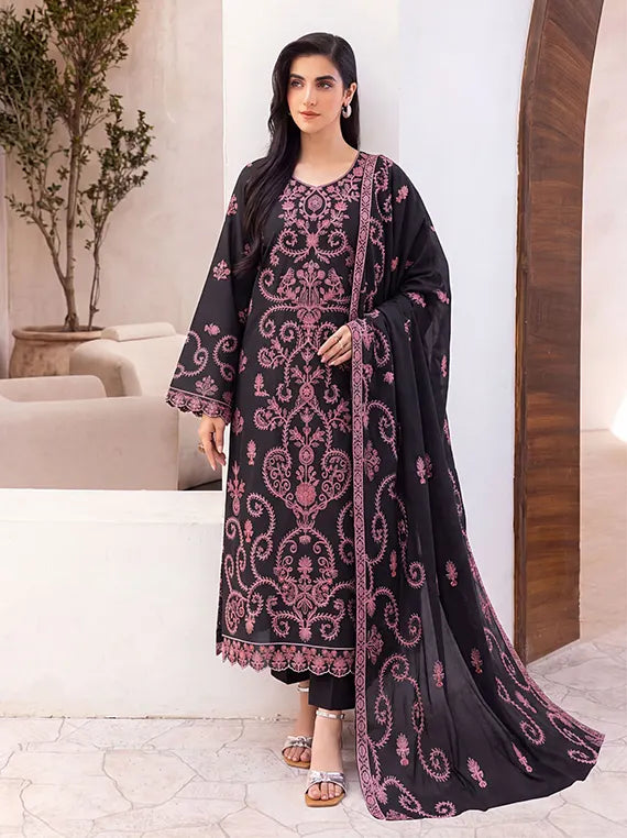 Elaya by Fantak Unstitched Peach Slub Collection'26 V-546 (D-02)