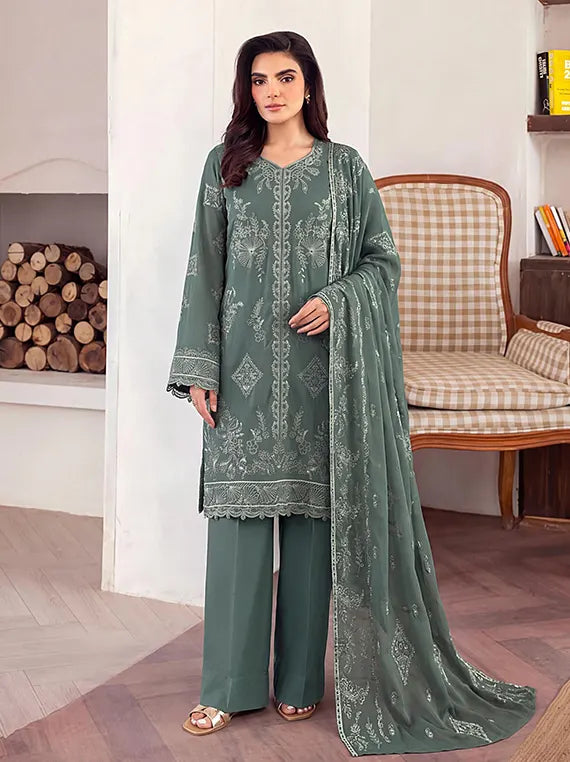 Elaya by Fantak Unstitched Peach Slub Collection'26 V-546 (D-06)