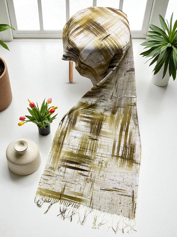 Elegance Soft Touch Printed Wool Staller Edit25 (25ST26-03)