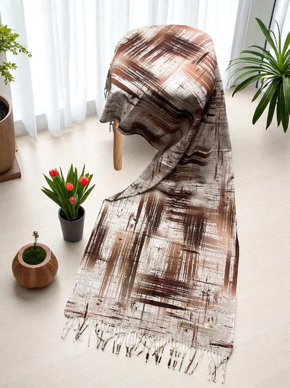 Elegance Soft Touch Printed Wool Staller Edit25 (25ST26-08)