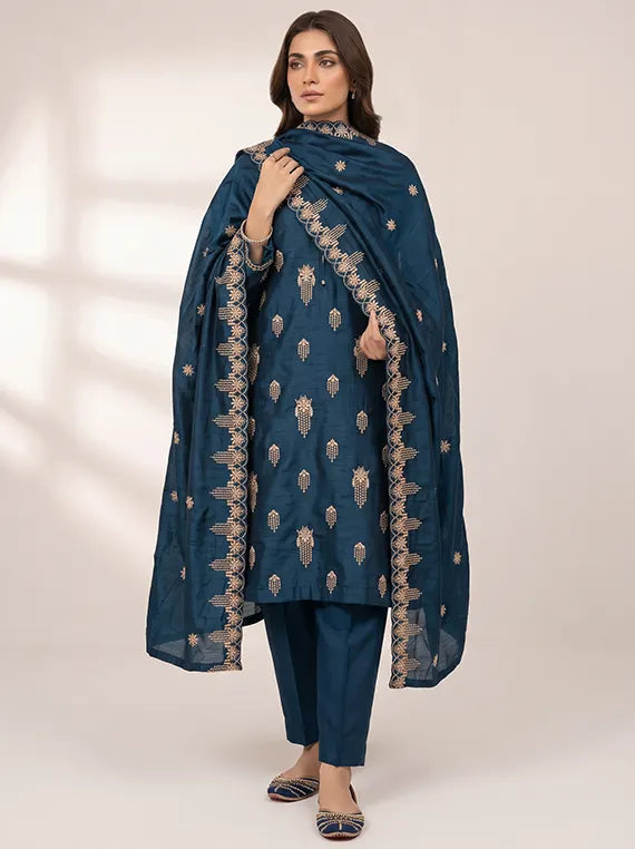 Elegant Embroidered Velvet Edit 2026 Vol-26DS01 (D-08)