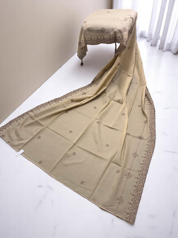 Elegant Cutwork Lawn Shawl Edit25 (25SH52-07)