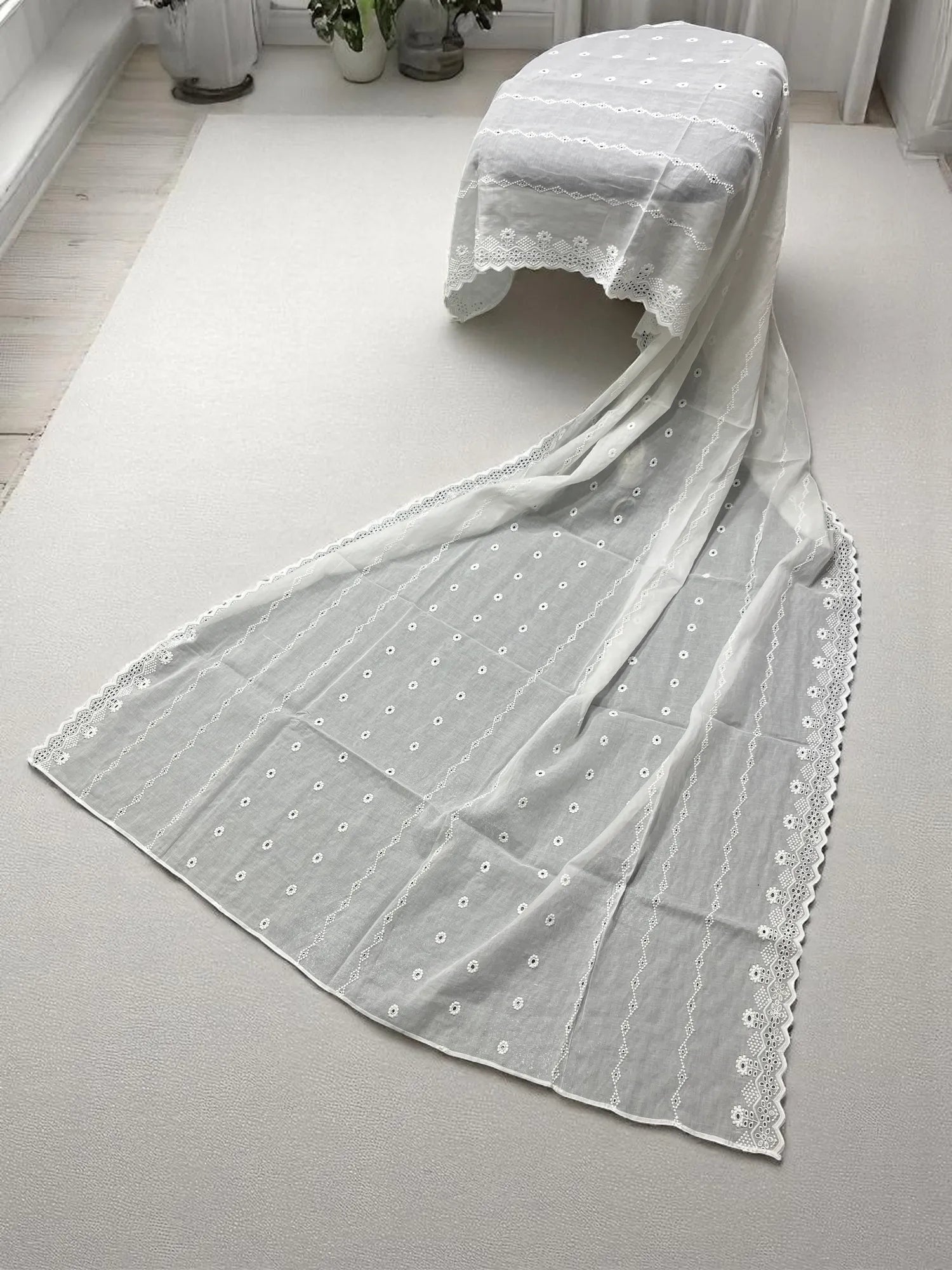Elegant Embroidered Lawn Shawl Edit 2025 (25SH58-02)