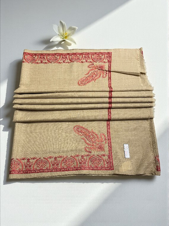 Elegant Embroidered Pashmina Soni Shawl Edit 2025 Vol-25DS18 (25DS18-01)