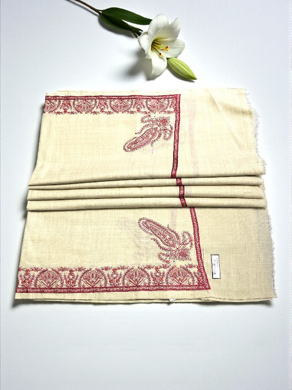 Elegant Embroidered Pashmina Soni Shawl Edit 2025 Vol-25DS18 (25DS18-03)