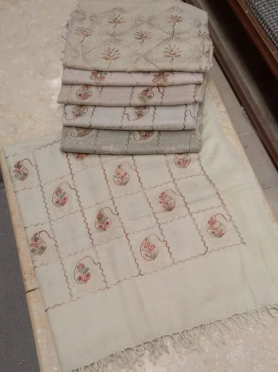 Elegant Winter women shawl Collection 2024 (25SH10)