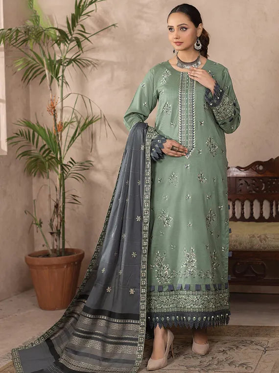 Eleganza Dastaan Embroidered Lawn Collection 2025 Vol-02 (EG-574)