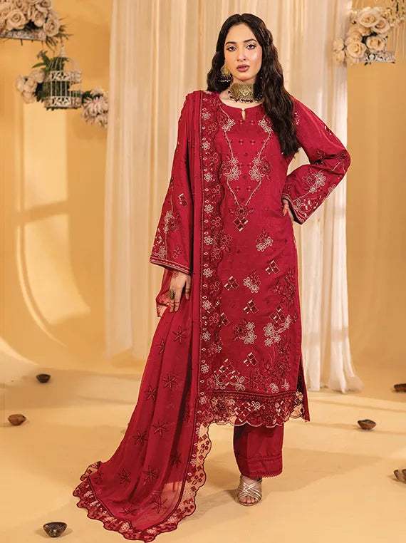 Eleganza Dilkash Embroidered Zari Viscose Collection 2025 (EG-857)