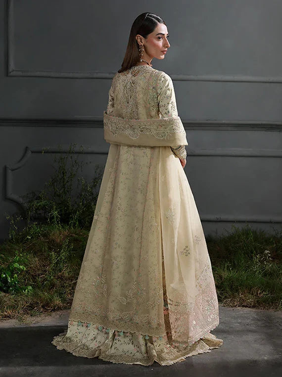 Elirah By Qalamkar Collection 2026 (MF 04 IVORY GRACE)