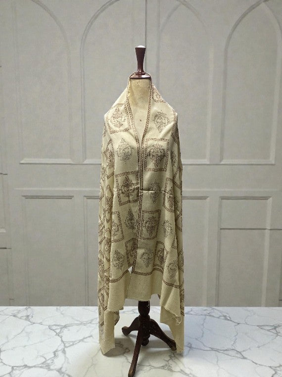 Elite & Soft Touch EMB Work Tila Wool Shawl Edit 2025 DS2515 (25DS15-02)