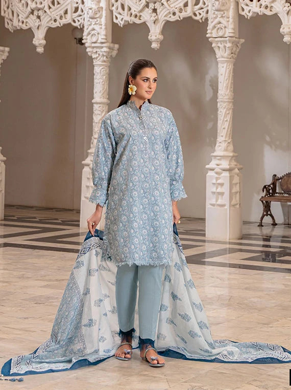 Elora A Floral Printed Lawn Collection 2026 By GulAhmed (CL-62121 B)