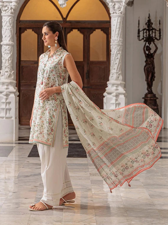 Elora A Floral Printed Lawn Collection 2026 By GulAhmed (CL-62135 A)