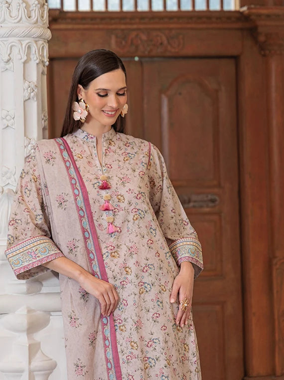 Elora A Floral Printed Lawn Collection 2026 By GulAhmed (CL-62135 B)