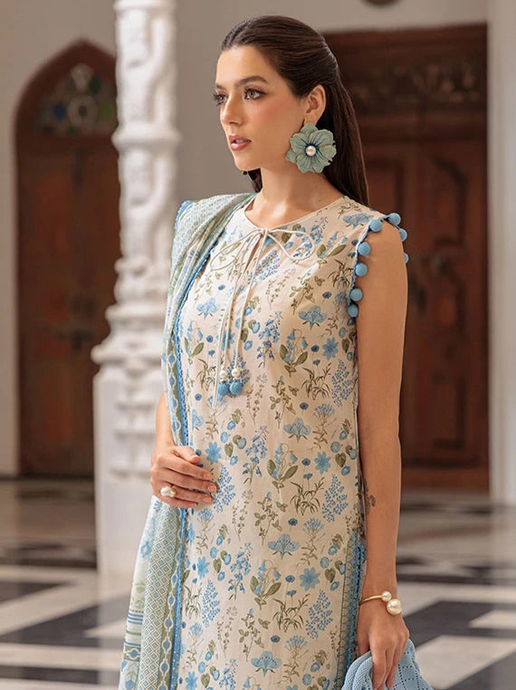 Elora A Floral Printed Lawn Collection 2026 By GulAhmed (CL-62136 A)