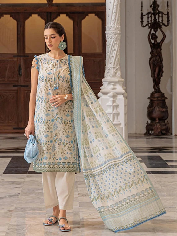 Elora A Floral Printed Lawn Collection 2026 By GulAhmed (CL-62136 A)