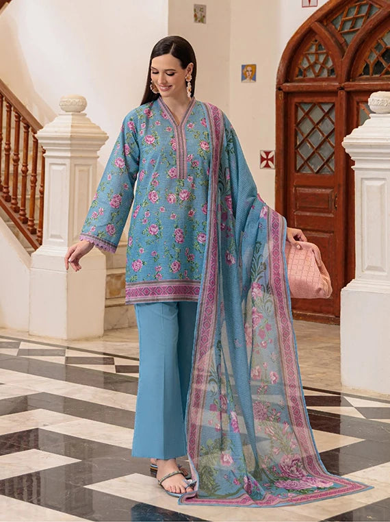 Elora A Floral Printed Lawn Collection 2026 By GulAhmed (CL-62141)