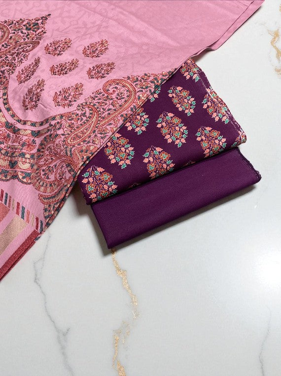 Ember Bloom Printed Khaddar Edit 2025 Vol-CG20 (CG20-07)