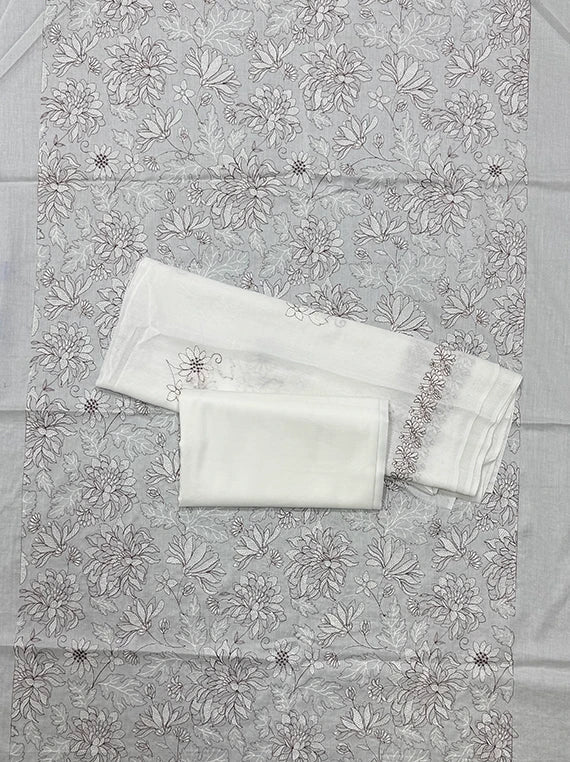 Embroidered Chikankari Lawn Edit 2026 Vol 26DB56 (D-01)