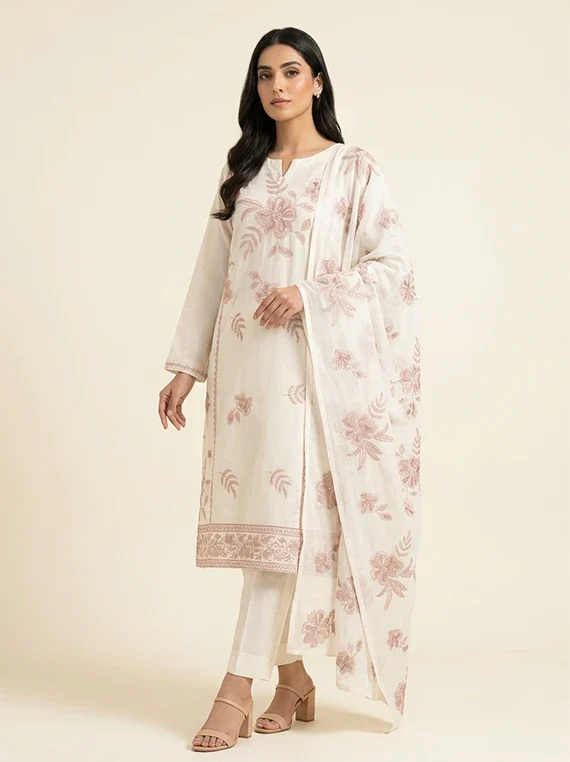 Embroidered Lawn Edit 2026 Vol-26DB54 (D-04)